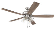 Super Pro 104 60" 5-Blade Ceiling Fan in Brushed Polished Nickel