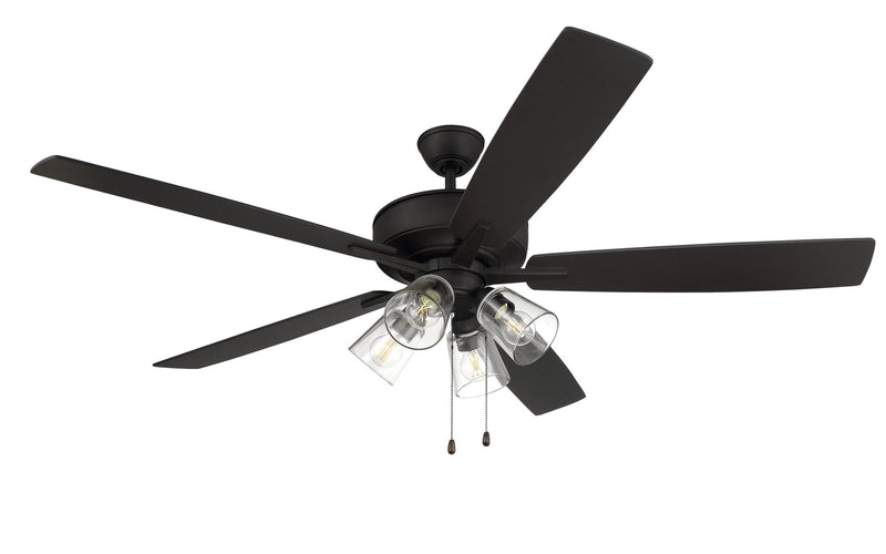 Super Pro 104 60" 5-Blade Ceiling Fan in Espresso