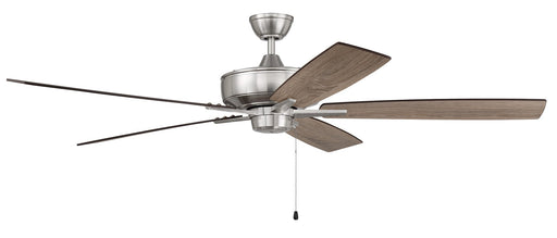 Super Pro 60" 5-Blade Ceiling Fan in Brushed Polished Nickel