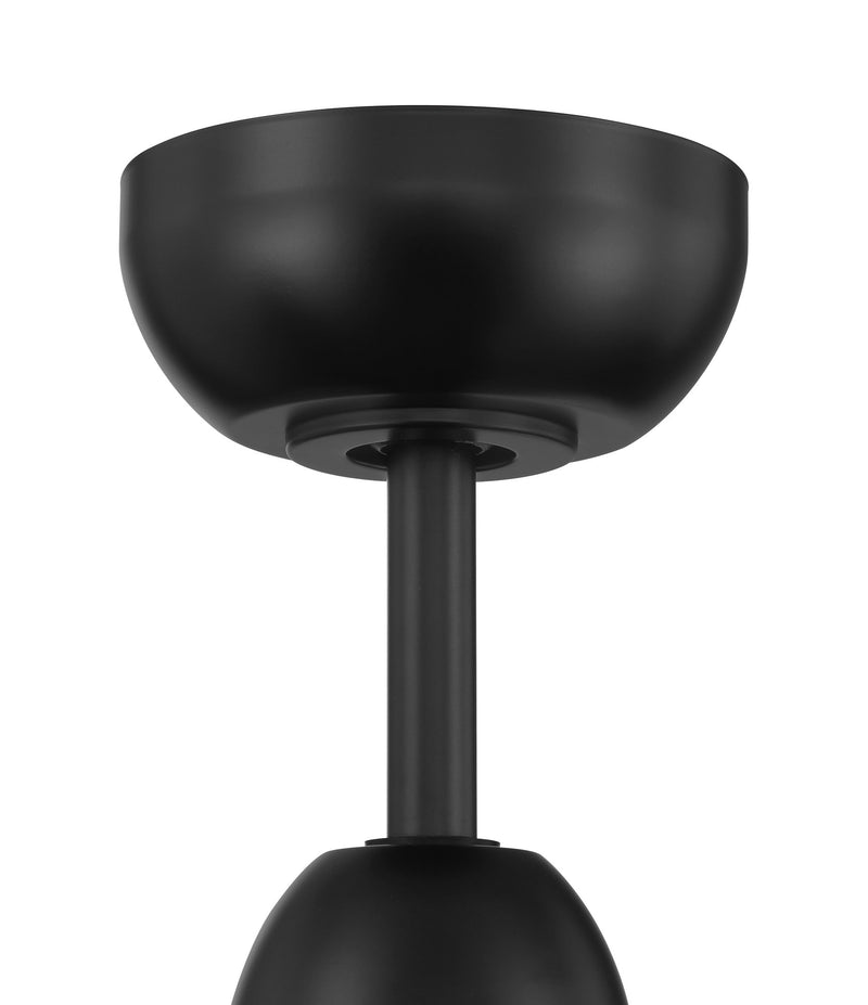 Sebastion 52" 4-Blade Indoor/Outdoor Ceiling Fan in Flat Black