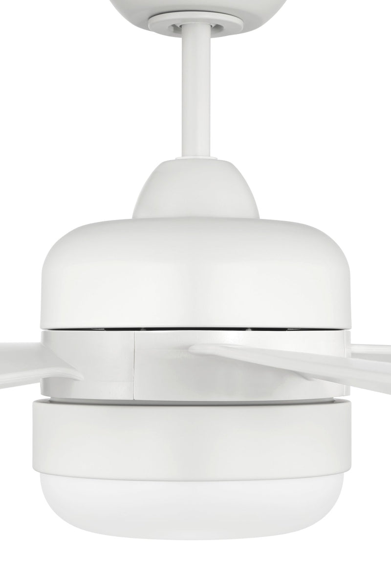 Sebastion 52" 4-Blade Indoor/Outdoor Ceiling Fan in White
