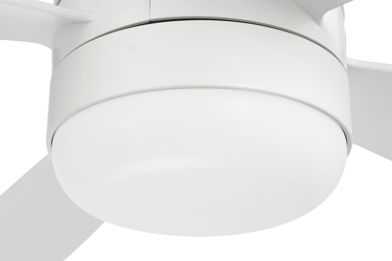 Sebastion 52" 4-Blade Indoor/Outdoor Ceiling Fan in White