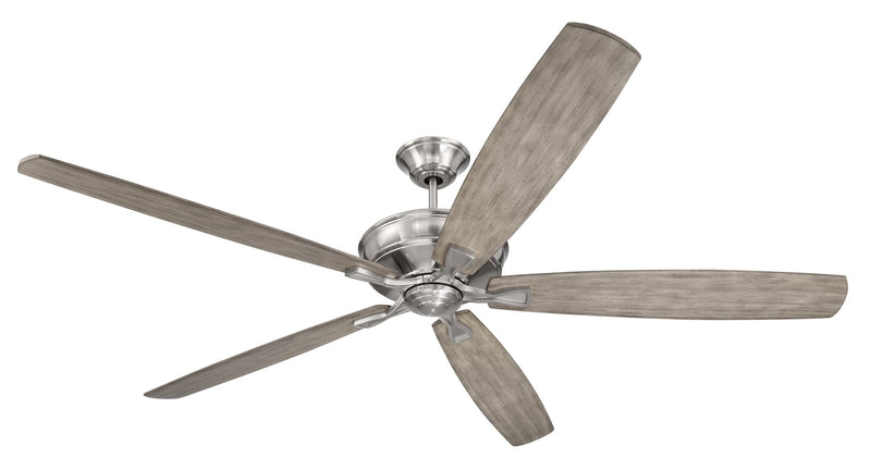 Santori 72" 5-Blade Ceiling Fan in Brushed Polished Nickel