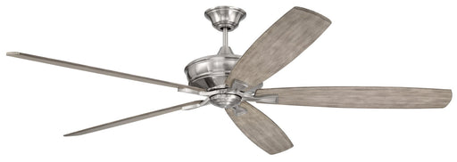Santori 72" 5-Blade Ceiling Fan in Brushed Polished Nickel