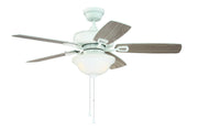 Twist N Click 42" 5-Blade Ceiling Fan in White