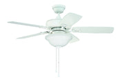 Twist N Click 42" 5-Blade Ceiling Fan in White