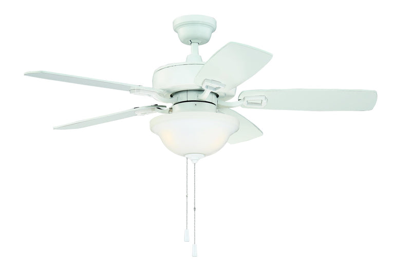 Twist N Click 42" 5-Blade Ceiling Fan in White