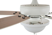 Twist N Click 42" 5-Blade Ceiling Fan in White