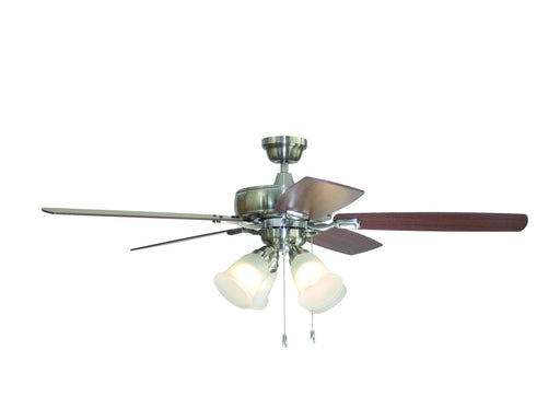 Twist N Click 52" 5-Blade Ceiling Fan in Brushed Polished Nickel