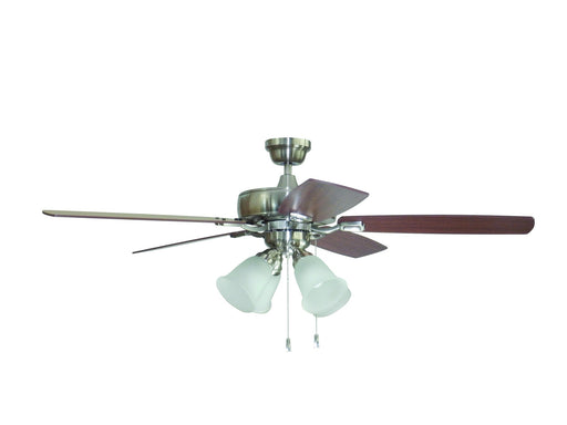 Twist N Click 52" 5-Blade Ceiling Fan in Brushed Polished Nickel