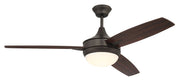 Targas 52" 3-Blade Ceiling Fan in Espresso