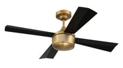 Theo 42" 4-Blade Indoor/Outdoor Ceiling Fan in Satin Brass
