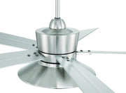 Topper 52" 5-Blade Ceiling Fan in Brushed Polished Nickel
