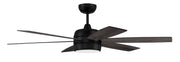 Trevor 52" 6-Blade Indoor/Outdoor Ceiling Fan in Flat Black