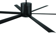 Tate 65" 6-Blade Ceiling Fan in Flat Black