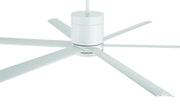 Tate 65" 6-Blade Ceiling Fan in White