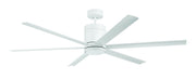 Tate 65" 6-Blade Ceiling Fan in White
