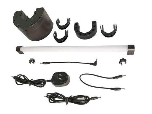 Craftmade 8 Light LED Umbrella Lighting Kit in Flat Black