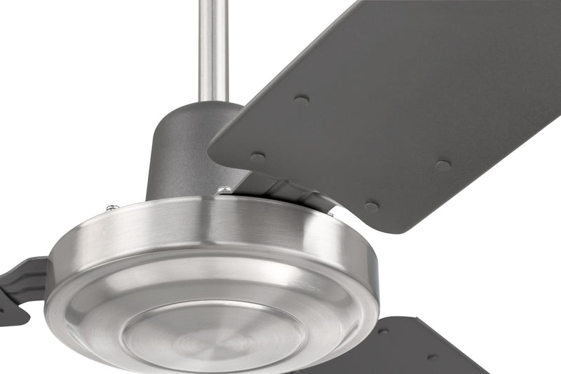 Utility 56" 3-Blade Ceiling Fan in Titanium/Brushed Polished Nickel