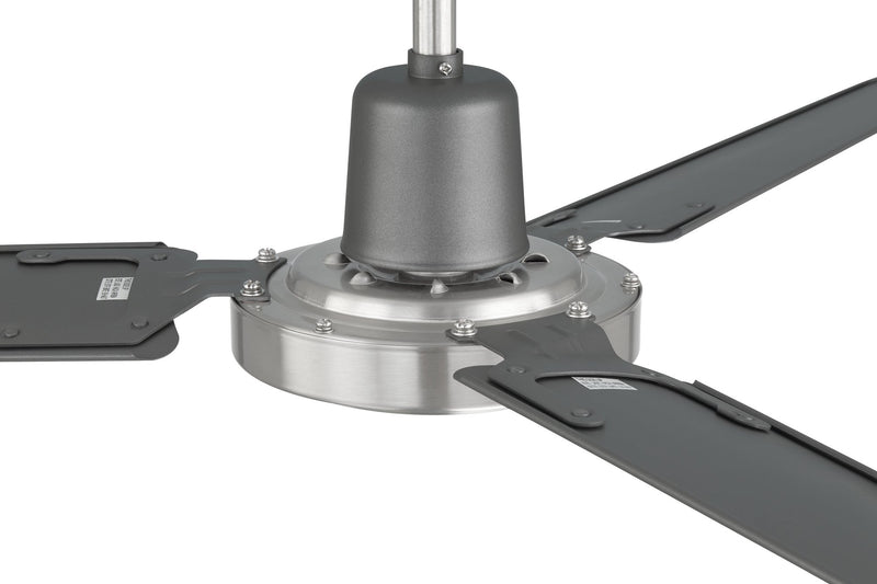Utility 56" 3-Blade Ceiling Fan in Titanium/Brushed Polished Nickel