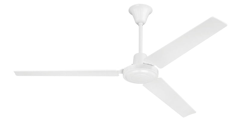 Utility 56" 3-Blade Ceiling Fan in White