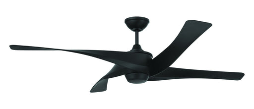 Venn 58" 4-Blade Indoor/Outdoor Ceiling Fan in Flat Black