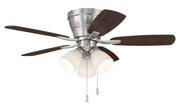 Wheeler 42" 5-Blade 3-Light Ceiling Fan in Brushed Polished Nickel