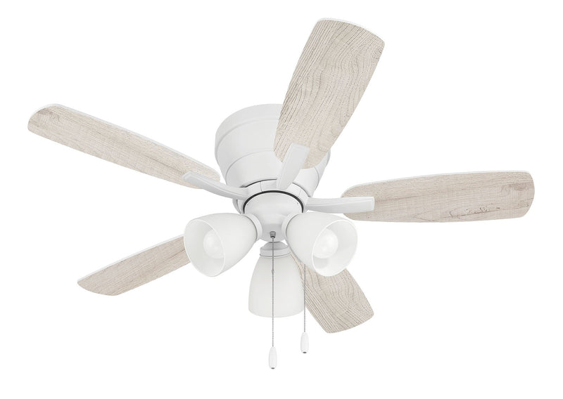 Wheeler 42" 5-Blade 3-Light Ceiling Fan in White