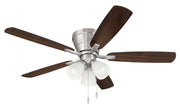 Wheeler 52" 5-Blade 3-Light Ceiling Fan in Brushed Polished Nickel