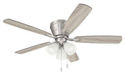 Wheeler 52" 5-Blade 3-Light Ceiling Fan in Brushed Polished Nickel