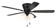 Wheeler 52" 5-Blade 3-Light Ceiling Fan in Flat Black