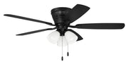 Wheeler 52" 5-Blade 3-Light Ceiling Fan in Flat Black