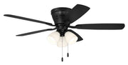 Wheeler 52" 5-Blade 3-Light Ceiling Fan in Flat Black