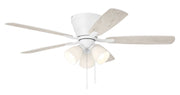 Wheeler 52" 5-Blade 3-Light Ceiling Fan in White
