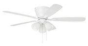 Wheeler 52" 5-Blade 3-Light Ceiling Fan in White