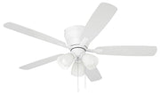 Wheeler 52" 5-Blade 3-Light Ceiling Fan in White