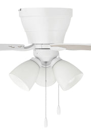 Wheeler 52" 5-Blade 3-Light Ceiling Fan in White
