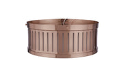 Livingston 3 Light 13" Flushmount in Satin Brass