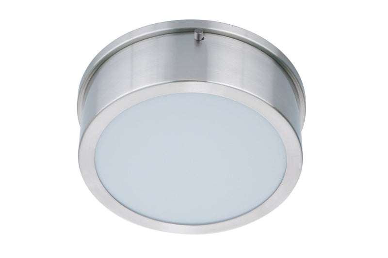 Fenn 1 Light 9" LED Flushmount in Brushed Polished Nickel