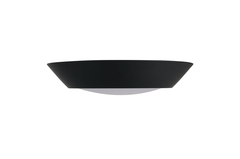 Slim Line 4" (5.9" Overall) 1 Light LED Flush in Flat Black