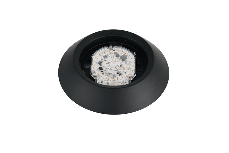 Slim Line 4" (5.9" Overall) 1 Light LED Flush in Flat Black