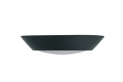 Slim Line 4" (5.9" Overall) 1 Light LED Flush in Flat Black