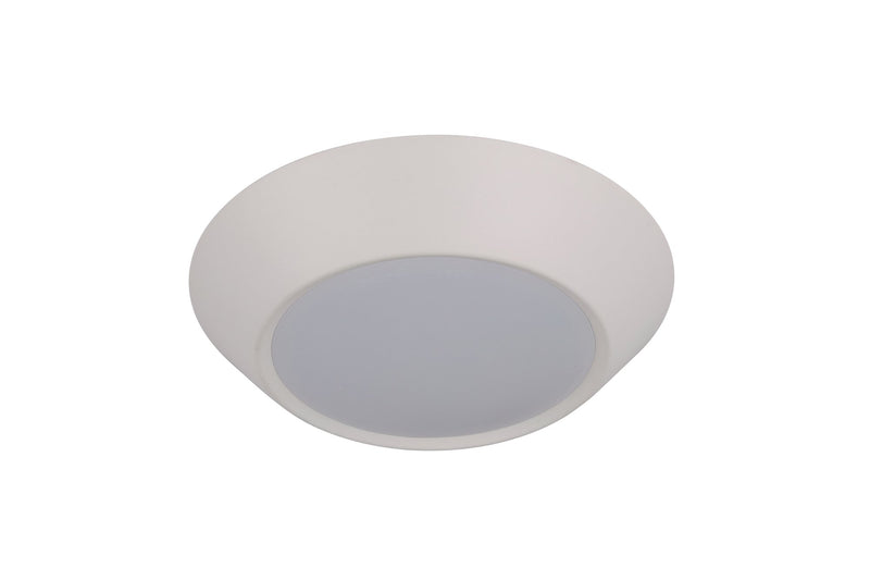 Slim Line 4" (5.9" Overall) 1 Light LED Flush in White