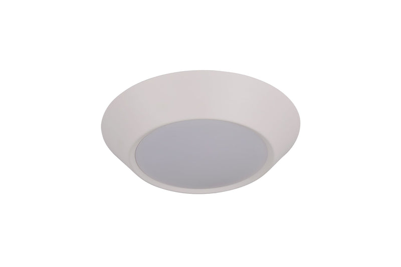 Slim Line 4" (5.9" Overall) 1 Light LED Flush in White