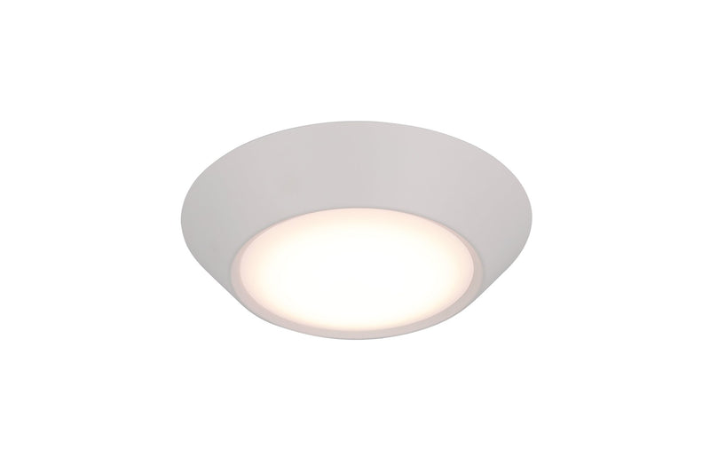 Slim Line 4" (5.9" Overall) 1 Light LED Flush in White