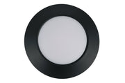 Slim Line 6" (7.5" Overall) 1 Light LED Flush in Flat Black
