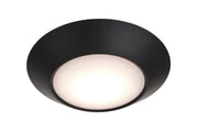 Slim Line 6" (7.5" Overall) 1 Light LED Flush in Flat Black