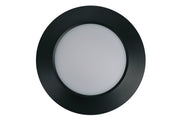 Slim Line 6" (7.5" Overall) 1 Light LED Flush in Flat Black