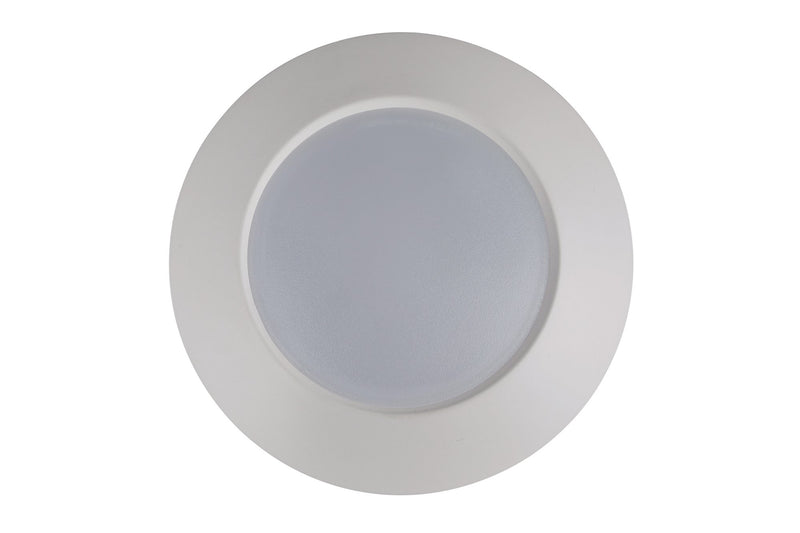 Slim Line 6" (7.5" Overall) 1 Light LED Flush in White