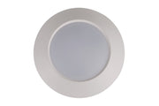 Slim Line 6" (7.5" Overall) 1 Light LED Flush in White